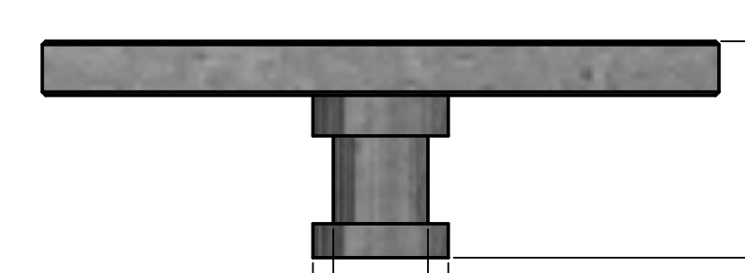 Stützenfußoberteil Pfostenträger OT1 Zink-Nickel Platte 100 x 100 mm 