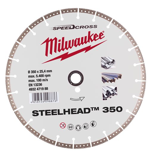 Diamant Trennscheibe Milwaukee STEELHEAD