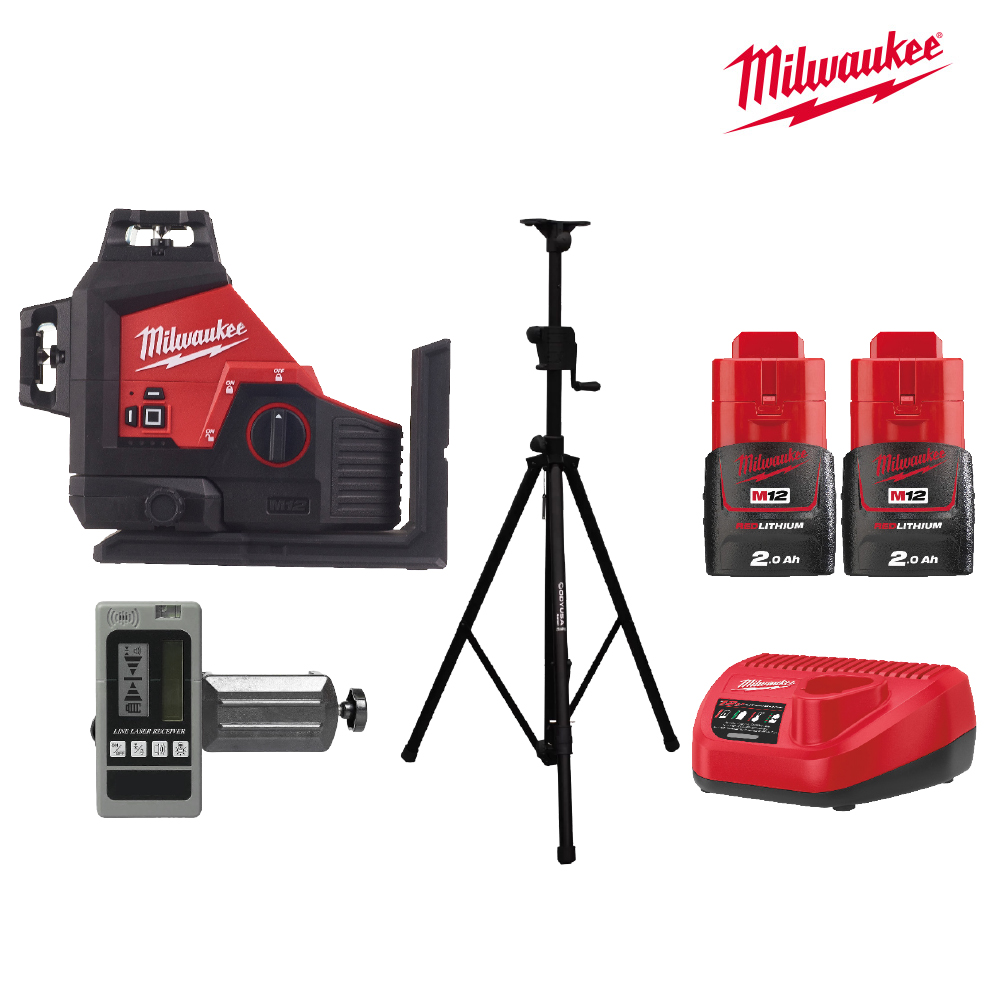 MILWAUKEE M12-3PL LASER - SET