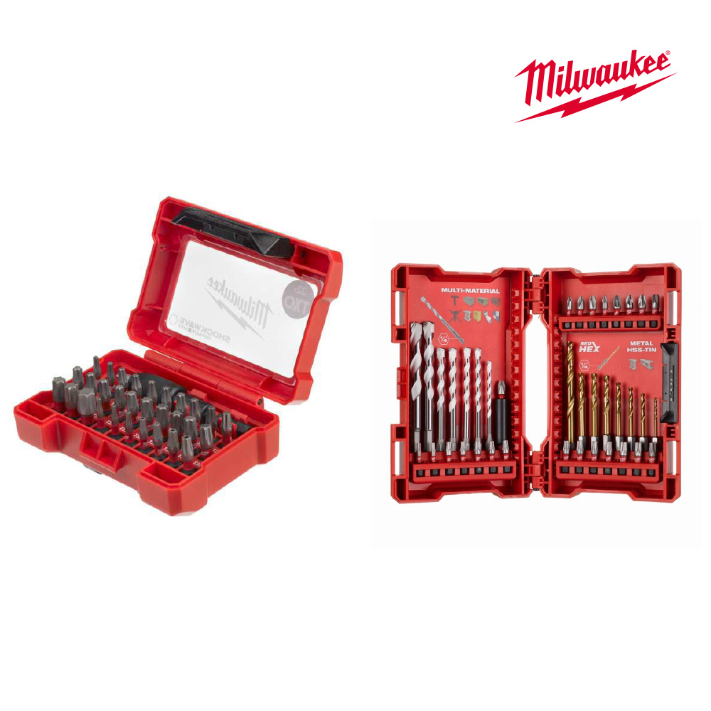 MILWAUKEE BITS UND BOHRER-SET - 71 TEILIG