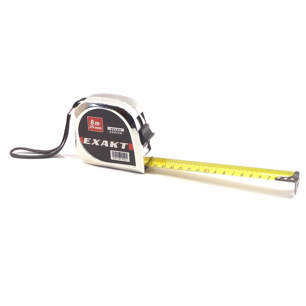 [80460] Exakt Rollmeter 8 Meter / 25 mm